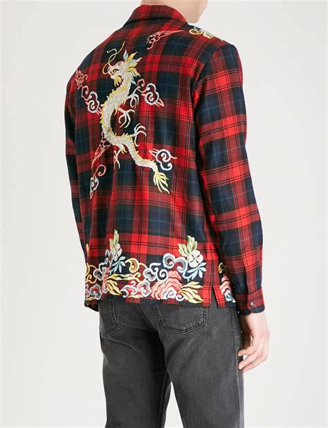 gucci dragon print shirt material|gucci dragon capsule collection.